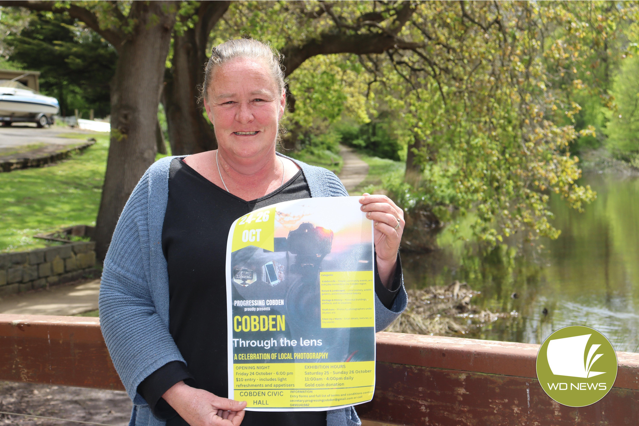 Photography opportunity: Progressing Cobden president Misty Angus is encouraging budding photographers to get their entries in to the Cobden: Through the Lens exhibition as the deadline for entries has been extended to Friday, October 17.