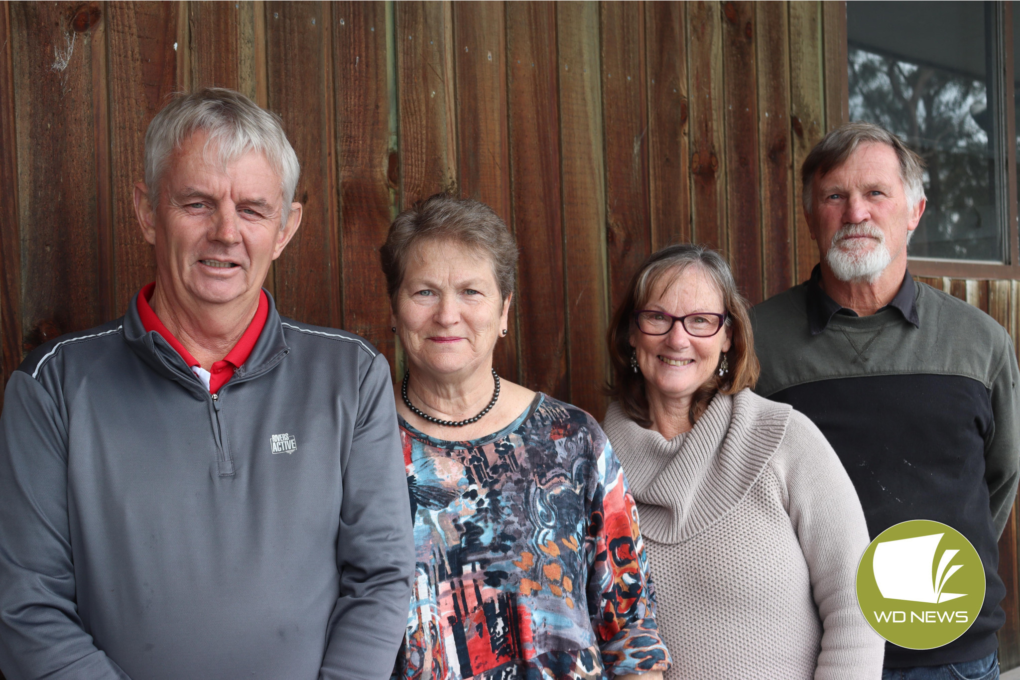 Committee in action: Timboon Action vice president Chris Harkness (from left), president Enid O’Connor, secretary Leeanne Whitehead and treasurer Russell White are looking forward to the year ahead.