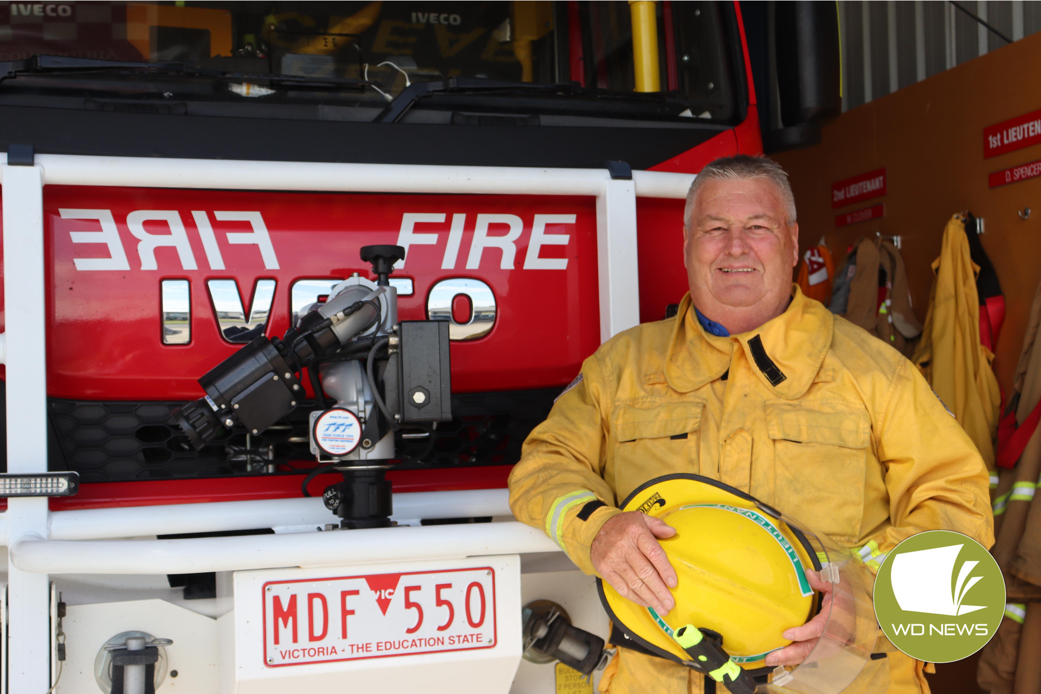 Fire ready: Timboon fire brigade first lieutenant Daryl Spencer is looking forward to a good attendance for the brigade’s upcoming Get Fire Ready Day.
