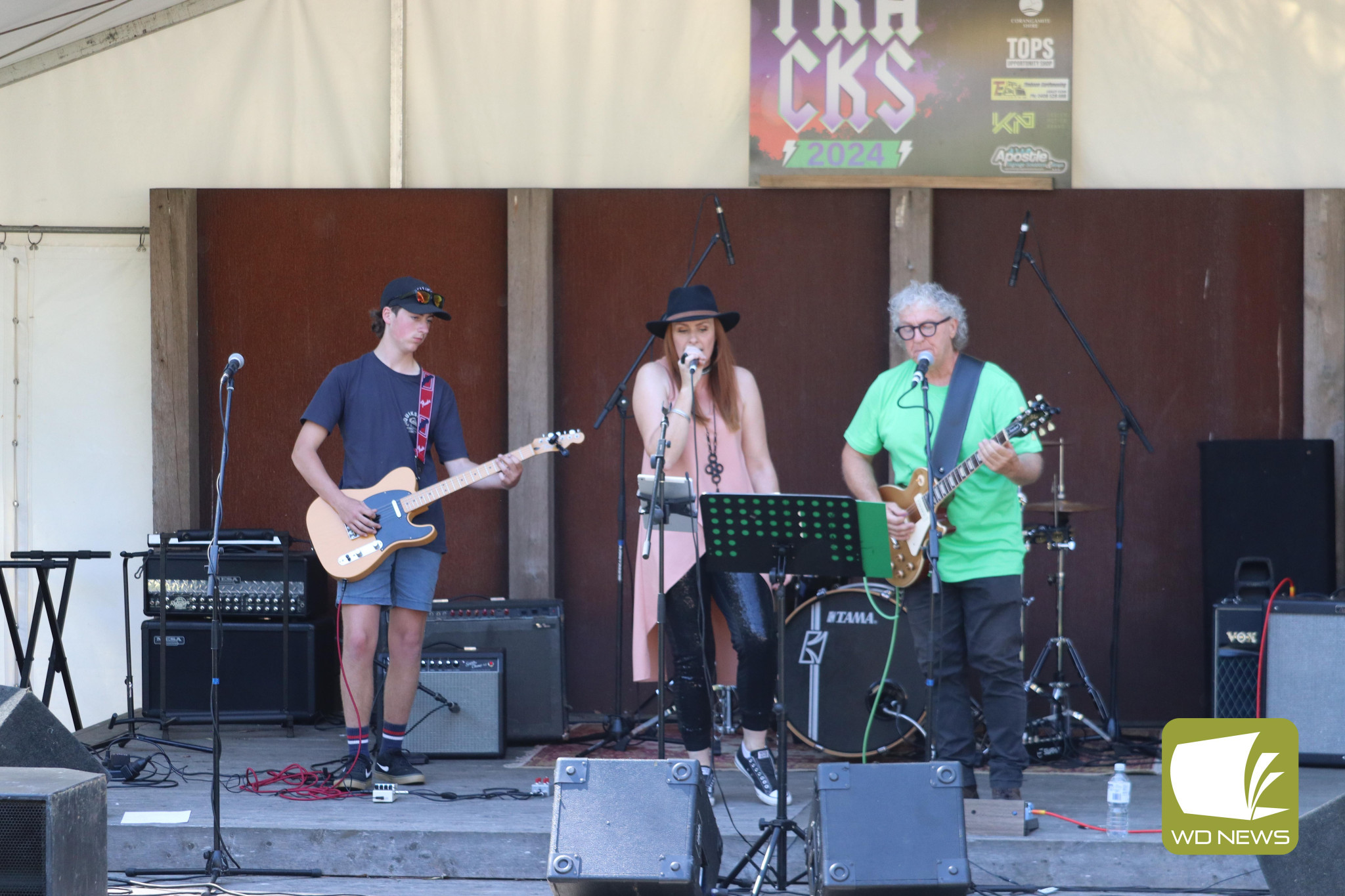 Music festival: The annual TRACKS Music Festival drew strong numbers on Saturday, with a host of local bands including Rockit, entertaining the crowd.