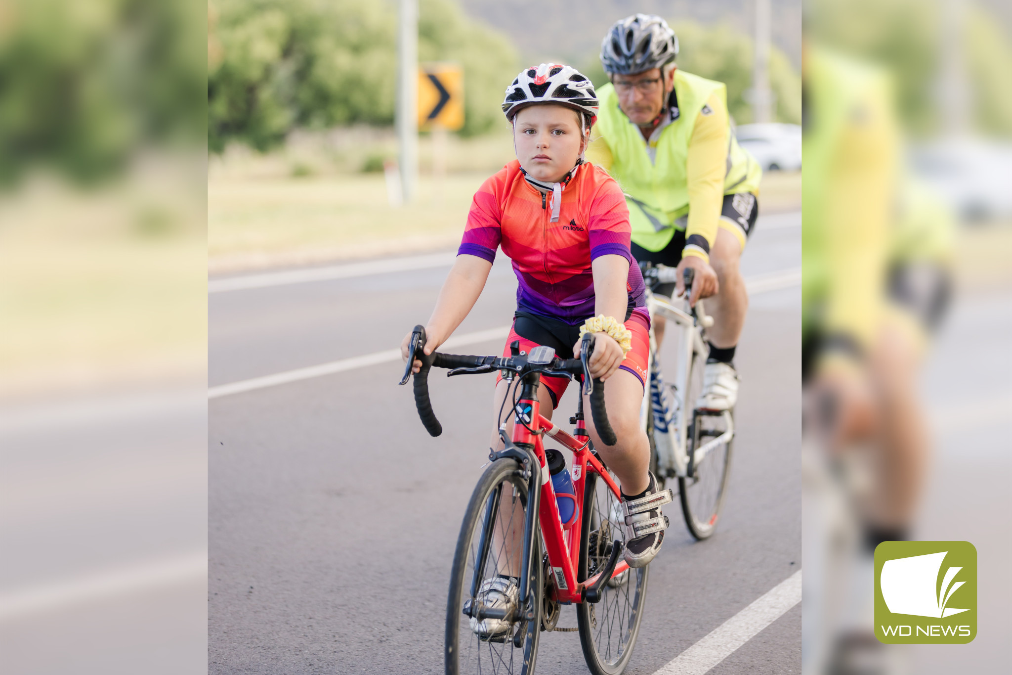 Lily took out the junior race last week in a time of 20.59. Photo courtesy Tash Thomson.