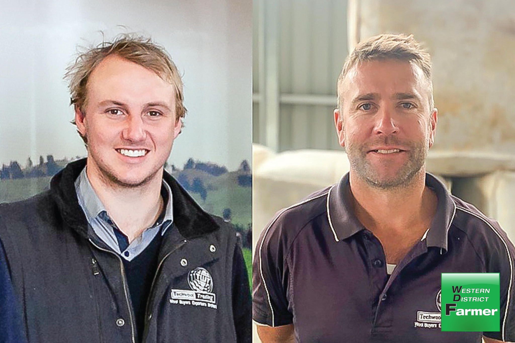 TECHWOOL’S Jordan Murphy and Mark Gibbs are available to help woolgrowers market their wool .