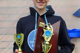 Maskell family (Warrnambool competition) Junior Sportsperson Award winner Quinn Clark.