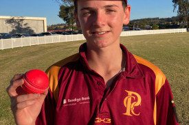 Fletcher Tolland took five wickets in the under 17 semi-final.