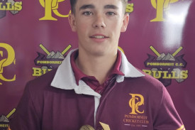 Under 17 Boys Team Champion Ben Whytcross.