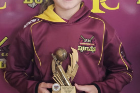 Under 13 Girls Team Champion Zoe Unwin.