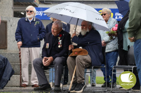 The Terang Returned and Services League sub-branch was humbled to see so many braving the elements.
