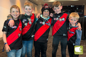 Roy, Leo, Zander, Max and Harvey enjoyed the game.