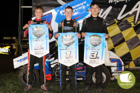 ~ Formula 500 Junior Winners ~ 1st Hugo Chivell, 2nd Cruz Farrell, 3rd Cody Malley