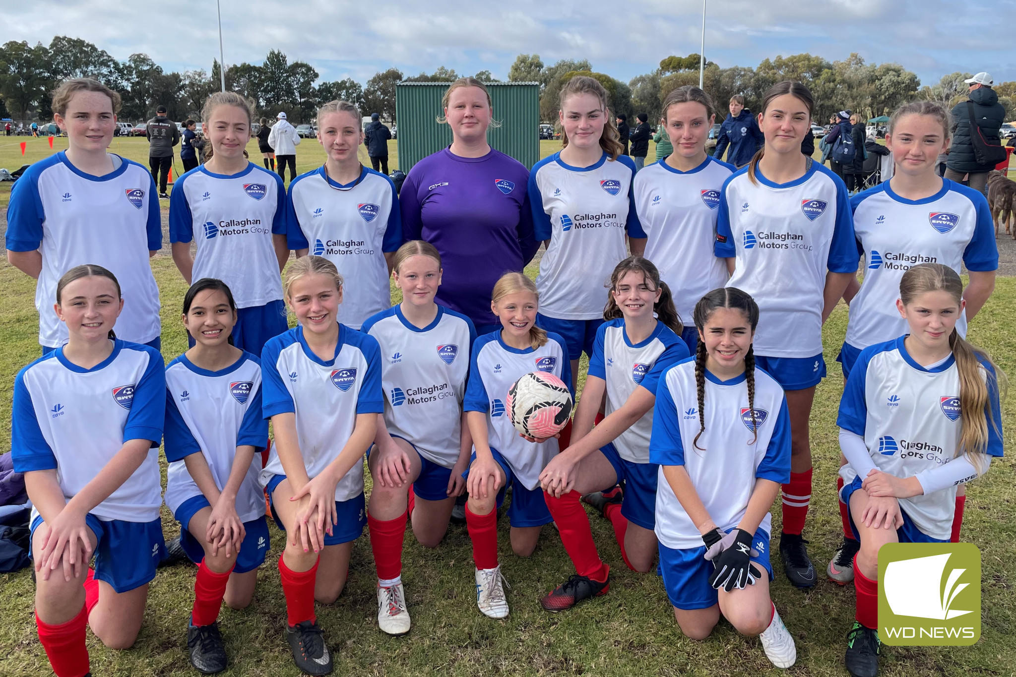 The South West Victorian Football Association girls team.