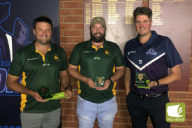 Division One joint Cricketers of the Year: Eddie Lucas, Fraser Lucas and Matthew Love.