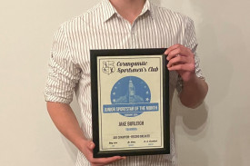 Jake Burleigh was named Junior Sportstar of the Month for February.