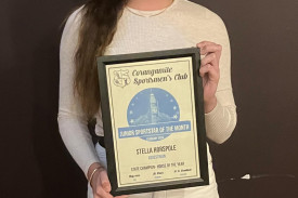Stella Horspole was named Junior Sportstar of the Month for February.