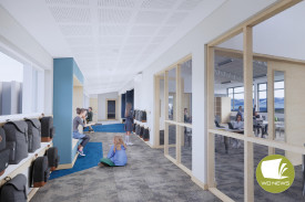 New spaces: The upgrades will see the school’s classrooms receive extensive modernisation upgrades.