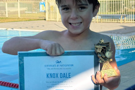 Maddi Squad Coaches Award Knox Dale.