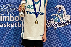 Under 13 Season MVP Harley Meade.