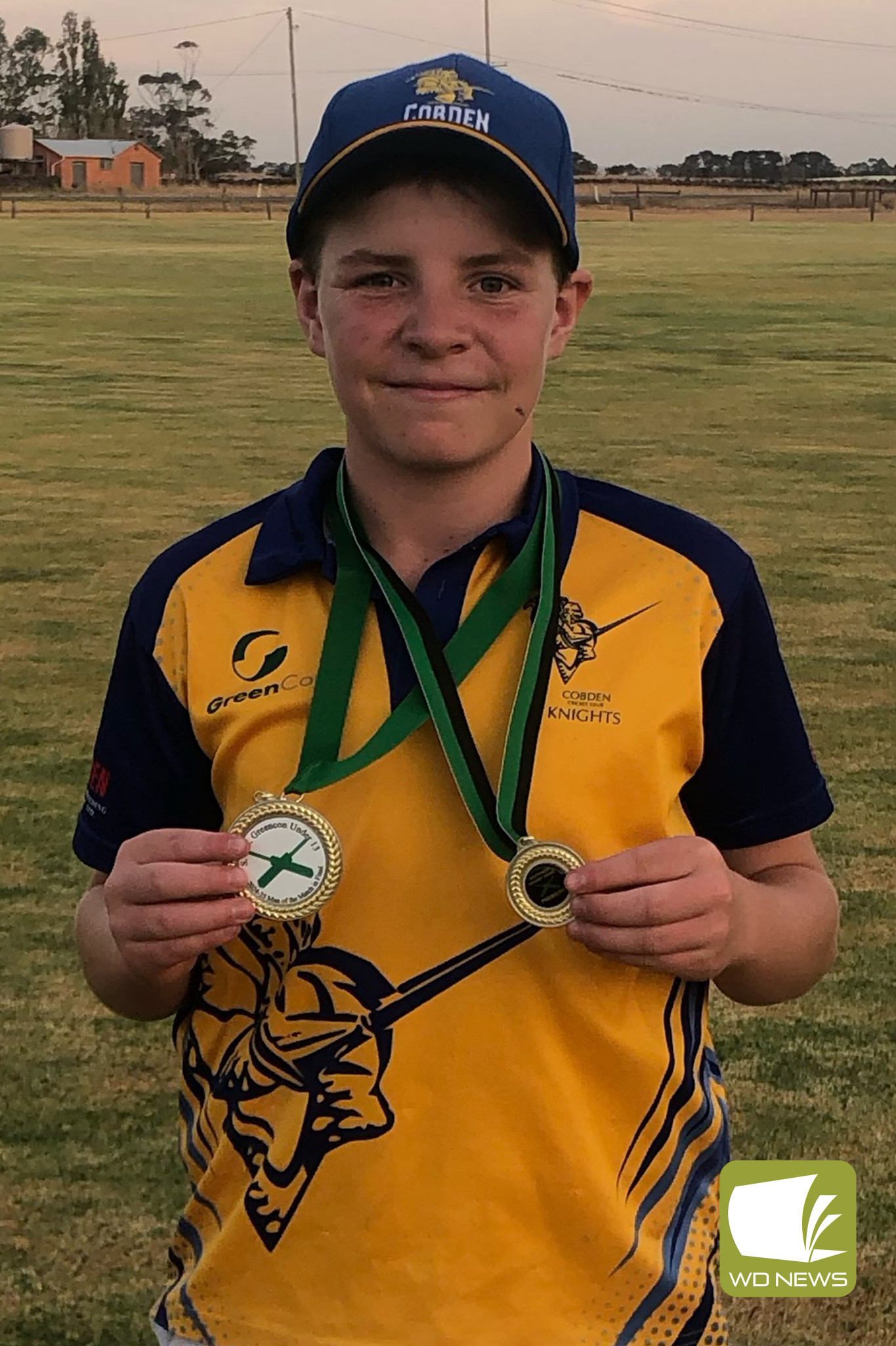 Player of the match, Michael Benallack.