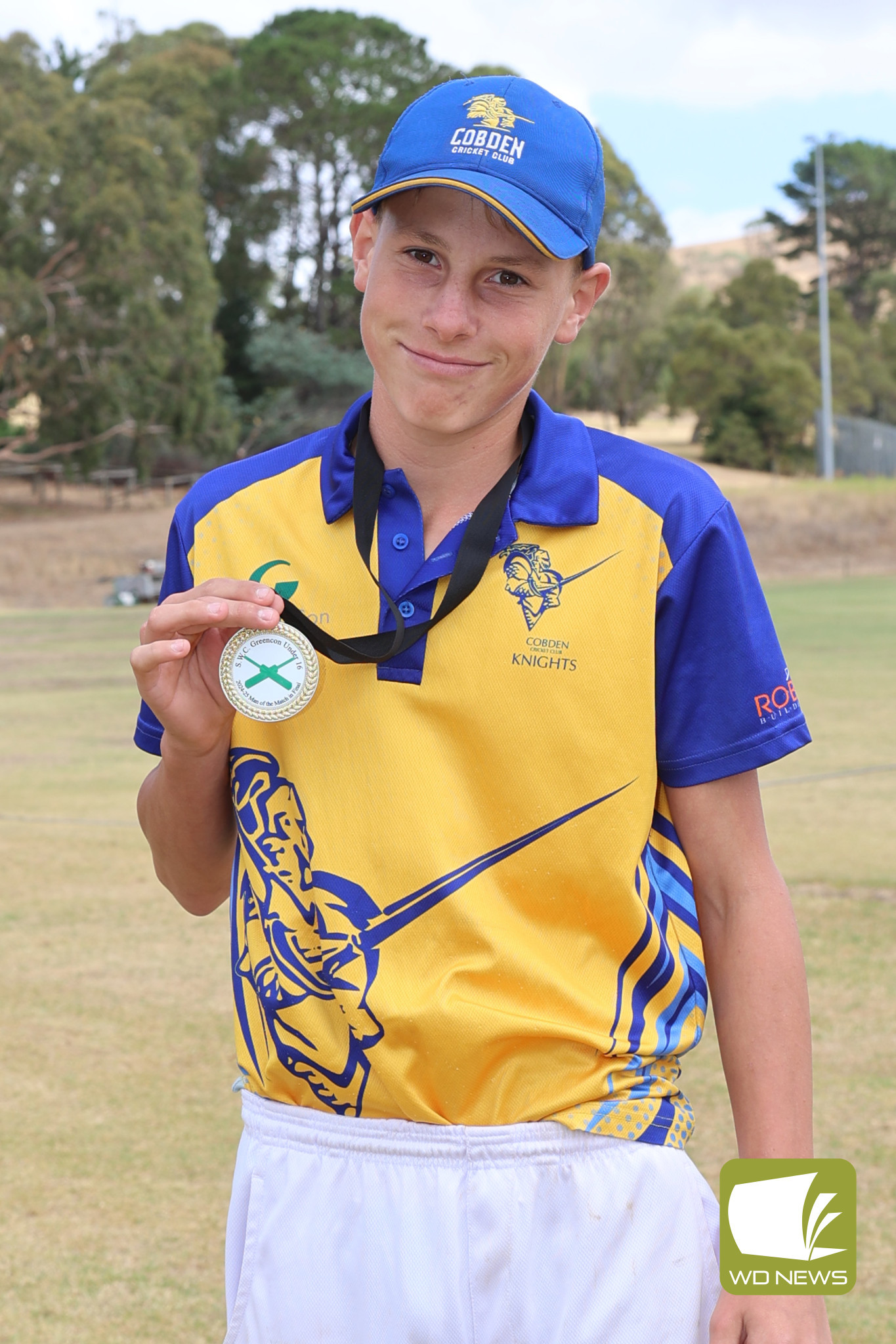 Mortlake’s Max Slater was awarded player of the match in Cobden’s under 16 match against Bookaar last weekend.