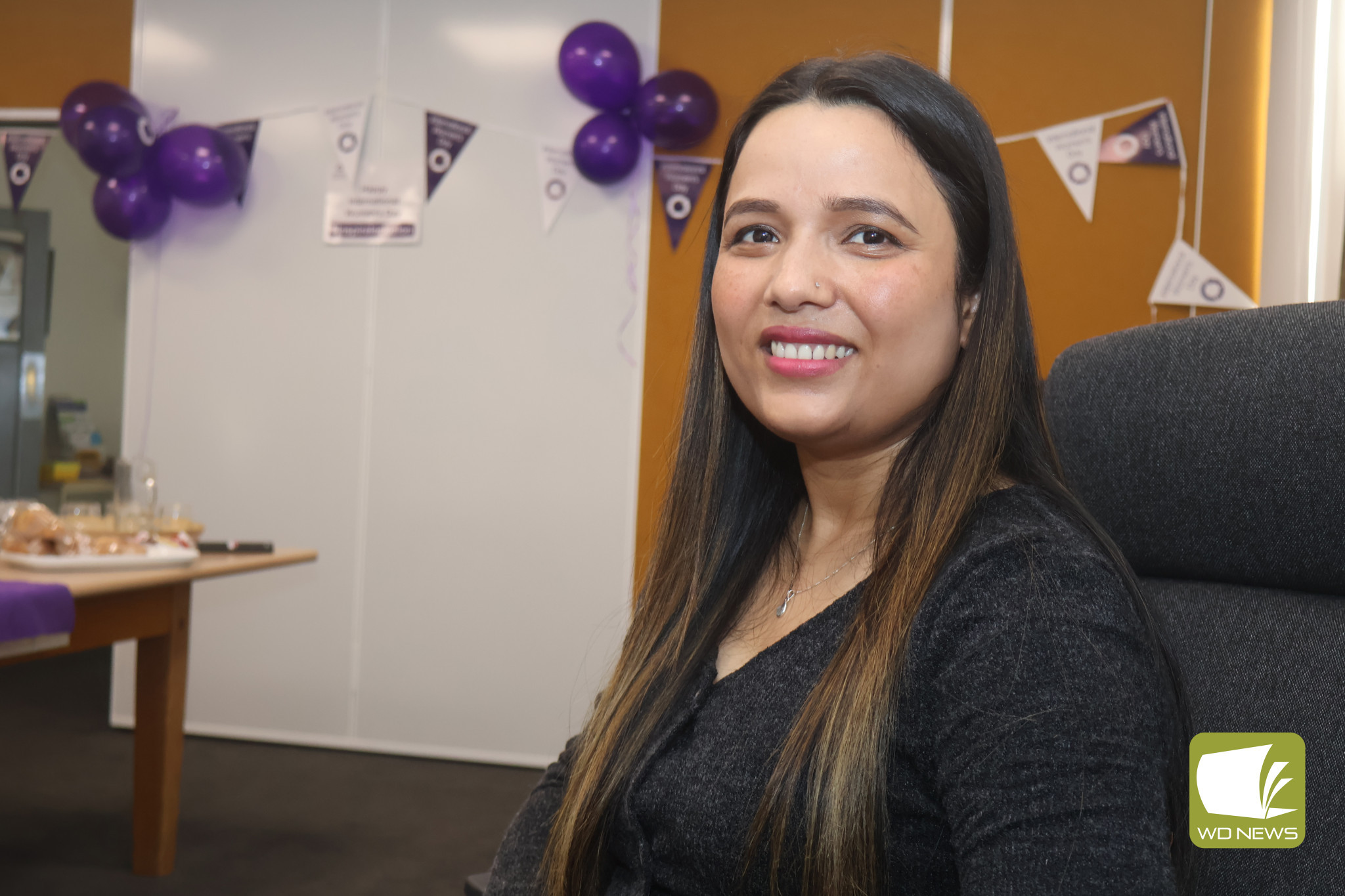 Dedicated: Terang and Mortlake Health Service nurse Meena Neupane shared the story of her path to professional success at a special breakfast as part of International Women’s Day last Friday.